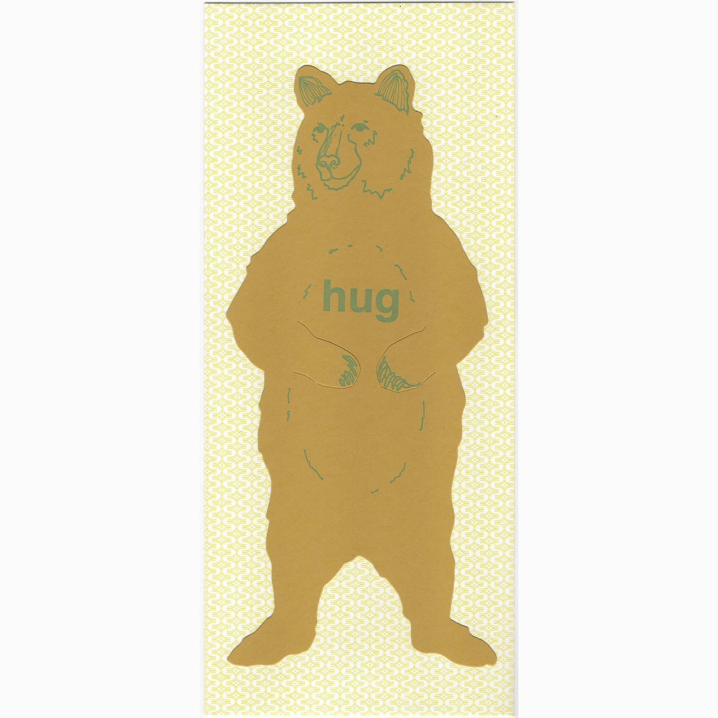 Grizzly Bear Hug Card · Blackbird Letterpress
