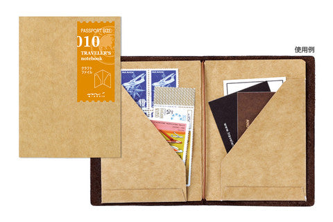 TN Passport Refill / 010 Kraft Paper Folder
