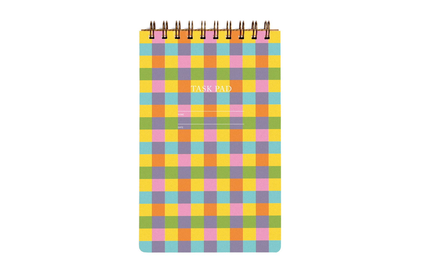 Task Pad Notebook - Plaid