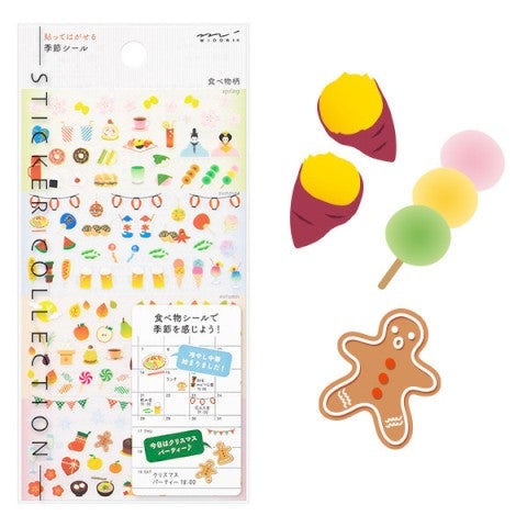 Seasonal Foods Planner Sticker Sheet · Midori