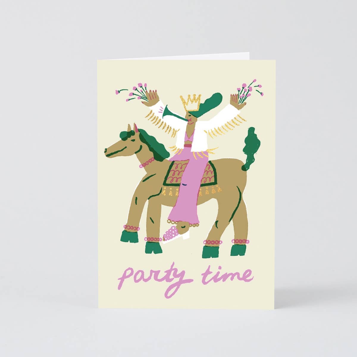 Party Time Greetings Card · Wrap