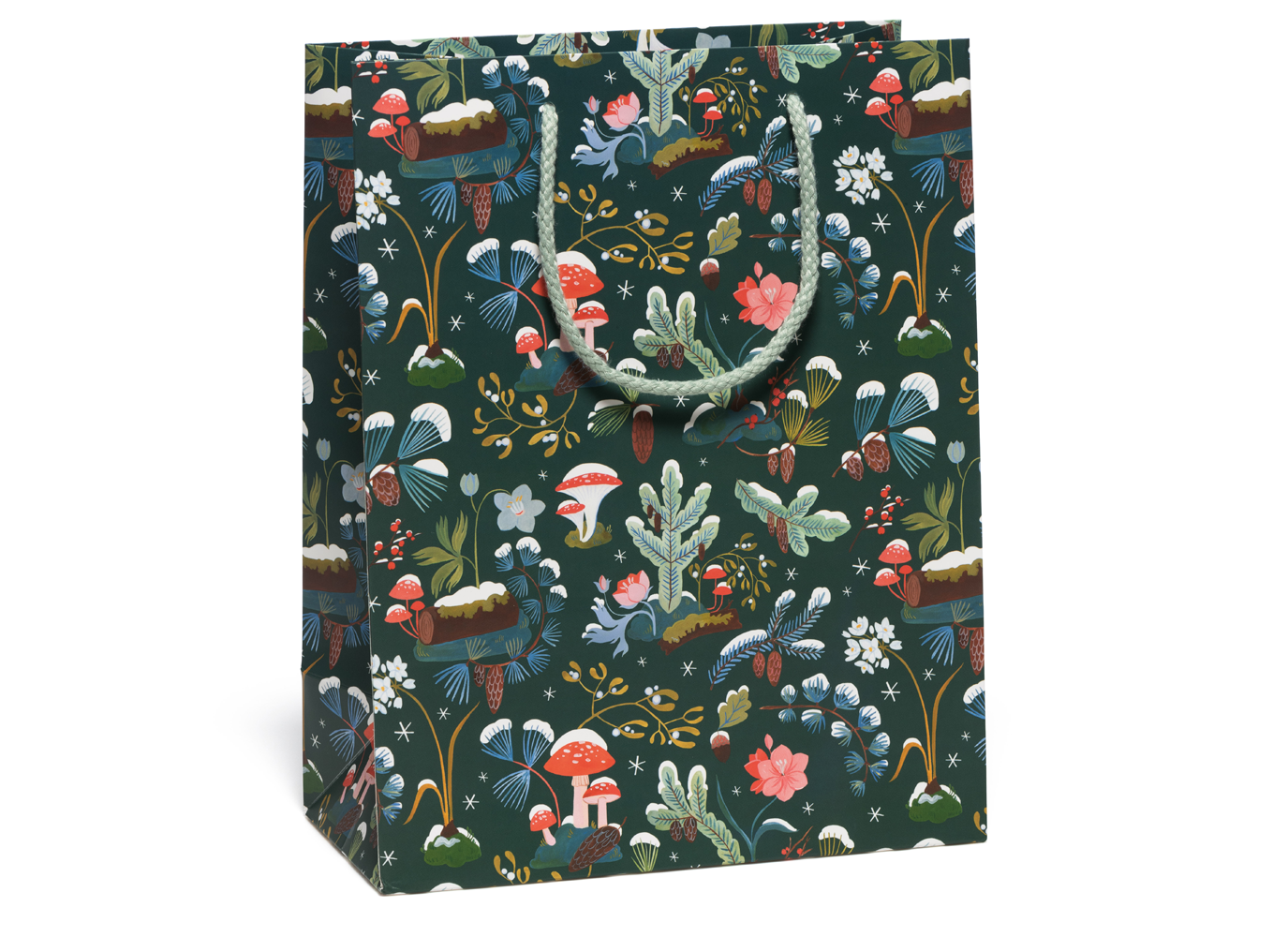 Holiday Moss Gift Bag / Large · Red Cap Cards