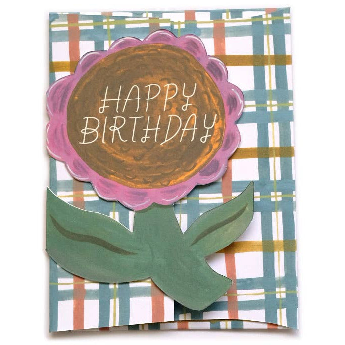 Birthday Flower Die Cut Card · Small Adventure