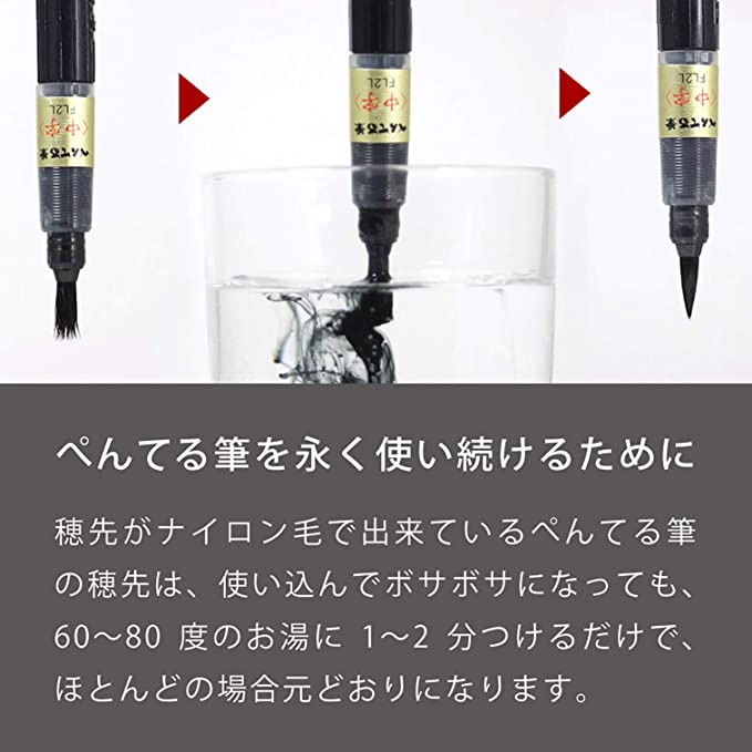 Pentel Fude Brush Standard Pen《Medium》