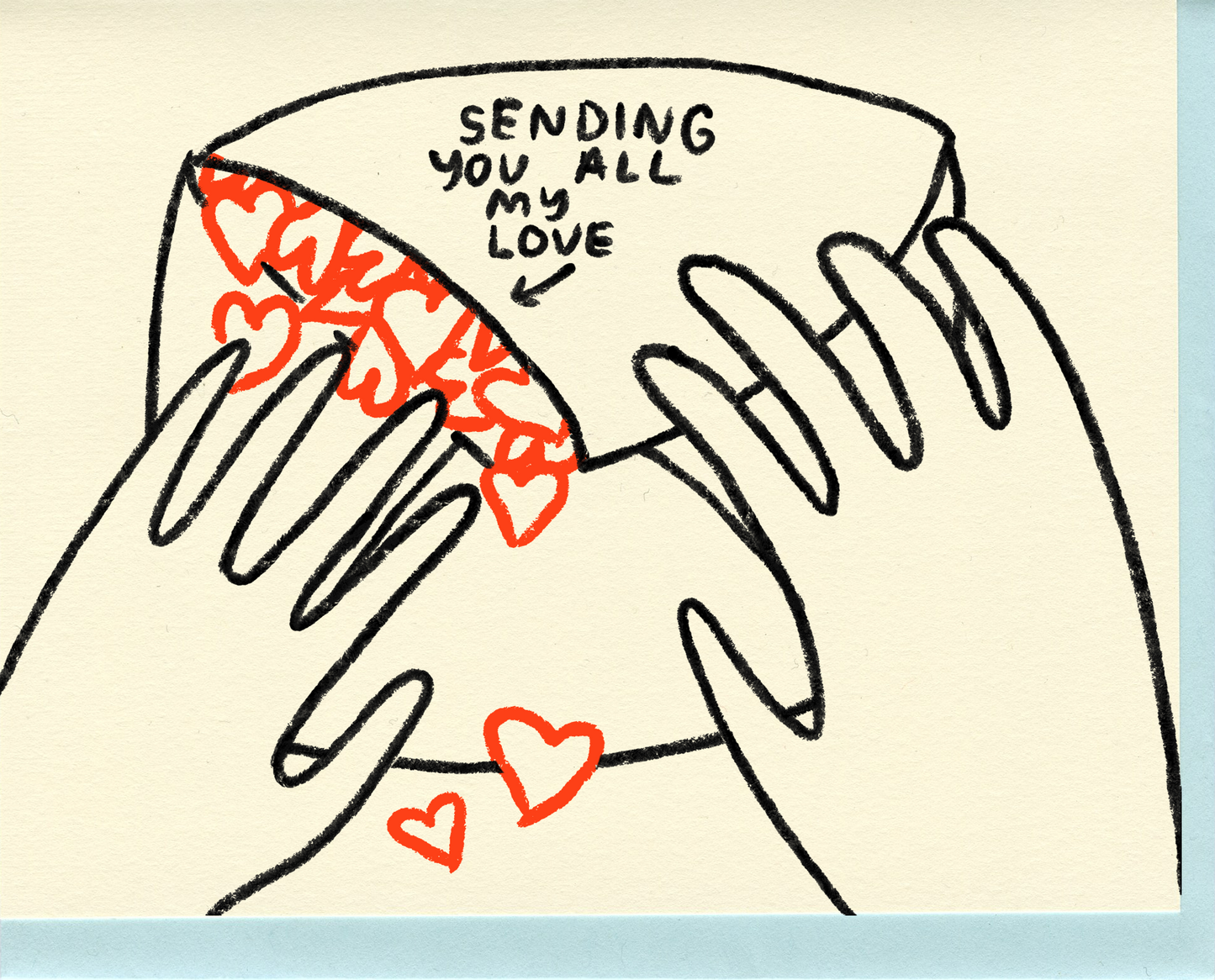 Sending You All My Love Greeting Card · People I've Loved