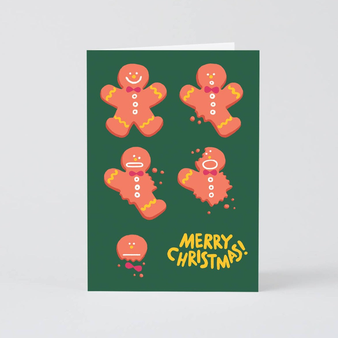 'Gingerbread' Embossed Holiday Card