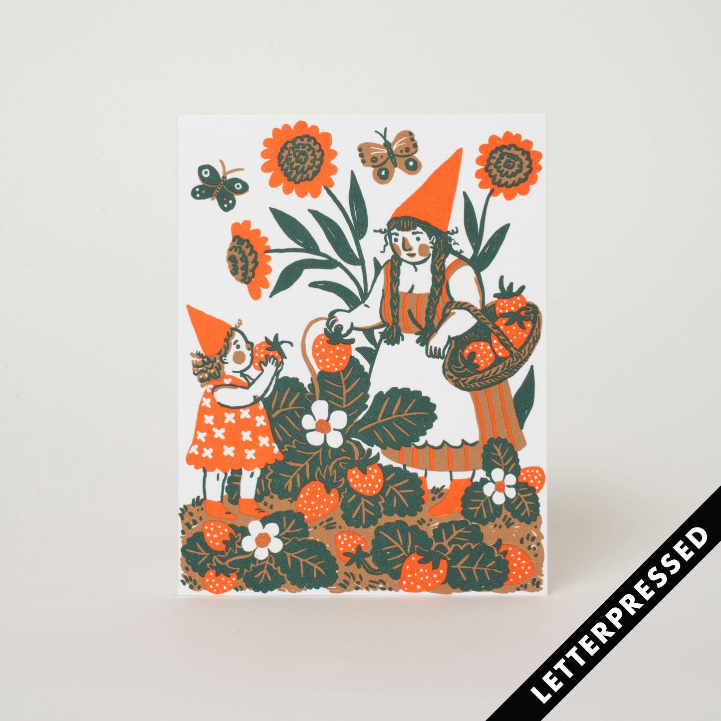 Strawberry Picking Card