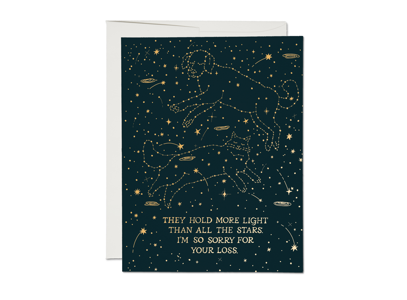 Pet Constellation Sympathy Card · Red Cap Cards