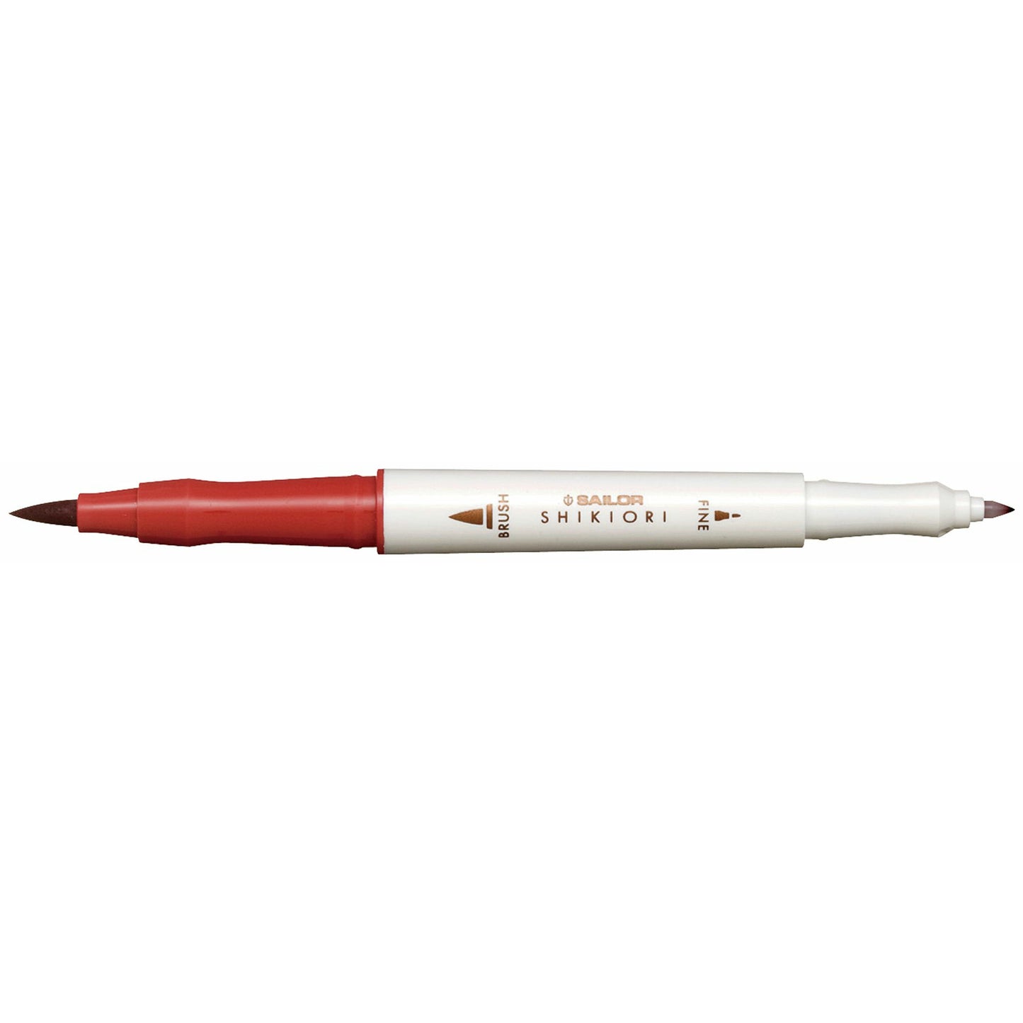 sailor shikiori dual tip markers yodaki (red brown)