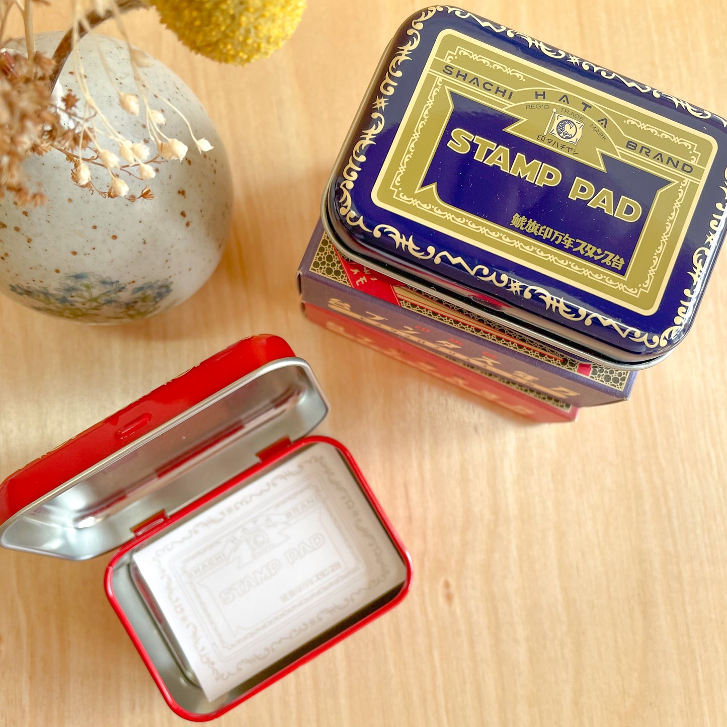 Shachihata Memo Pad & Tin Anniversary Edition