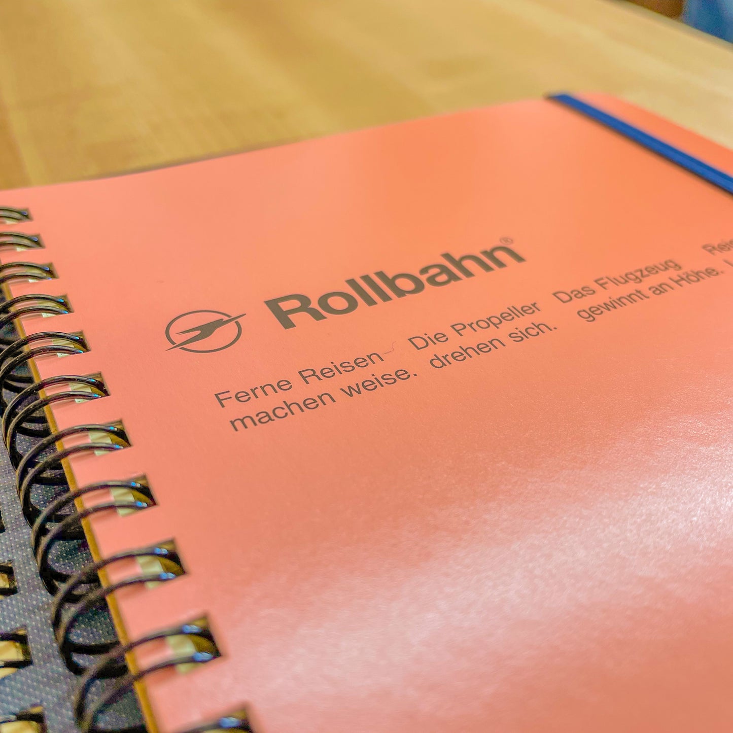 Rollbahn Spiral Notebook / Yellow