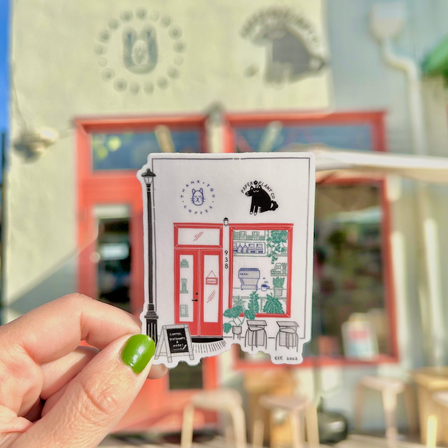 Paper Plant Co Store Sticker · Paper Plant Co