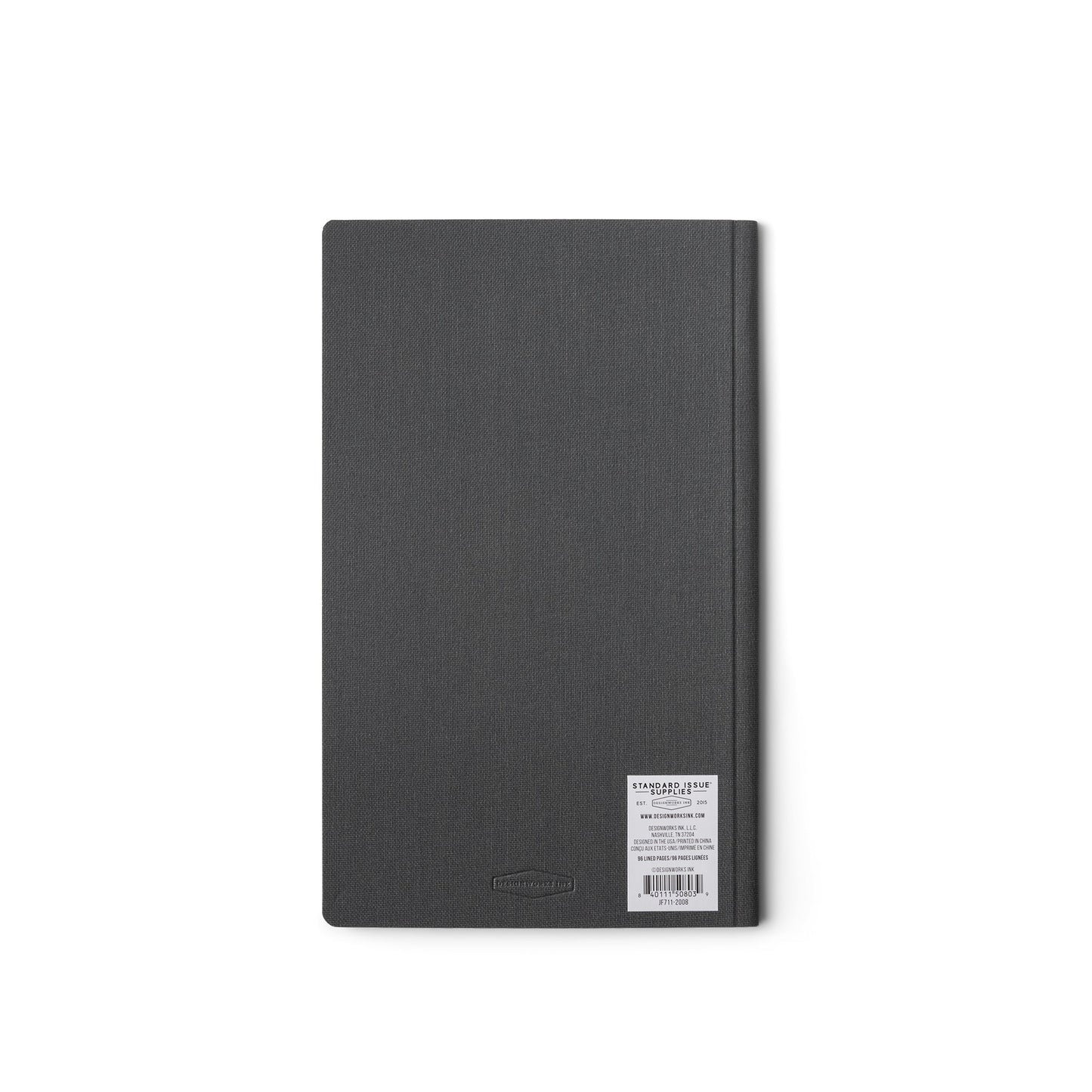 Black Standard Issue Tall Notebook No. 17 · Designworks