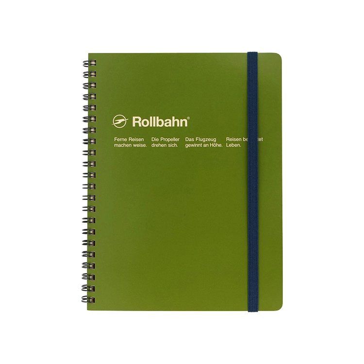 Rollbahn Spiral Notebook / Olive
