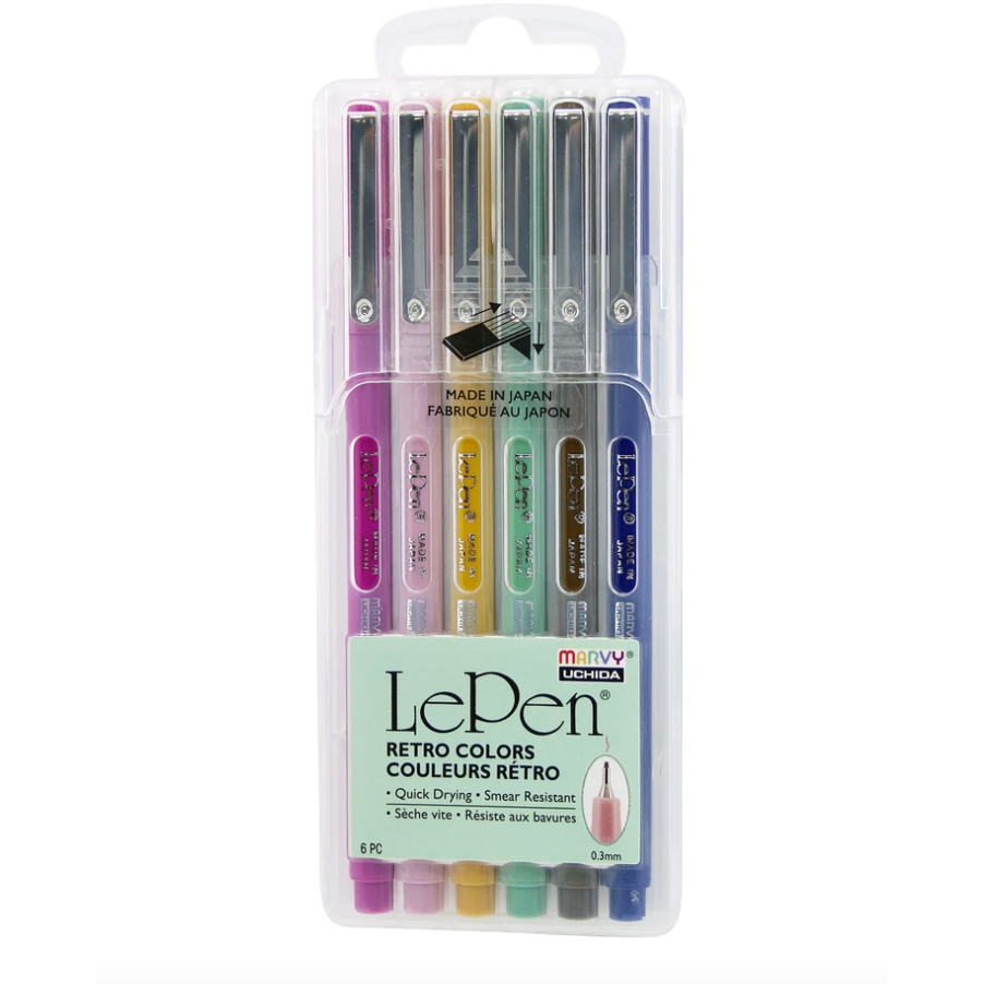 Le Pen - Retro Color 6 Piece Set