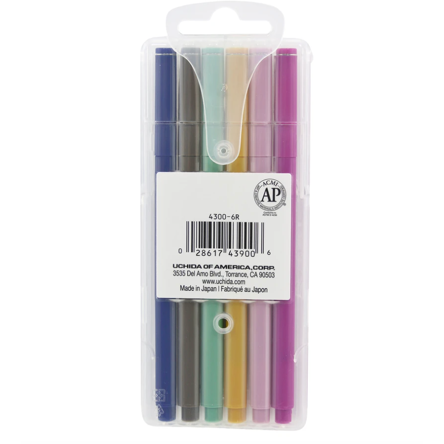 Le Pen - Retro Color 6 Piece Set