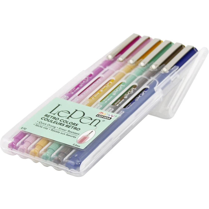 Le Pen - Retro Color 6 Piece Set