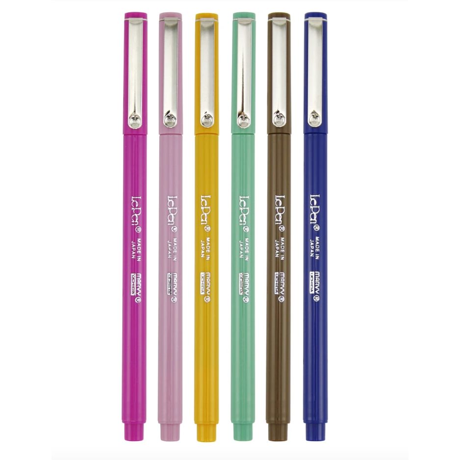 Le Pen - Retro Color 6 Piece Set