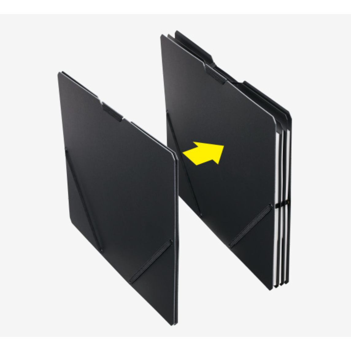 SAND IT Horizontal Document Holder - A4 - Black · King Jim