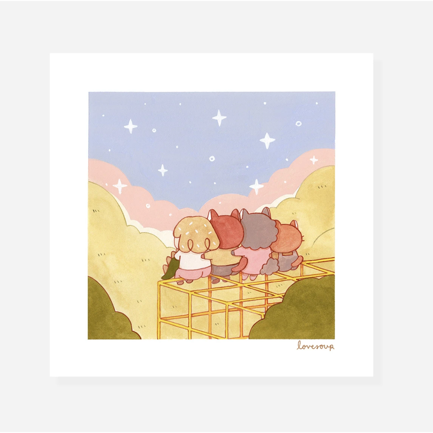 A Day Well Spent Lovesoup Art Print