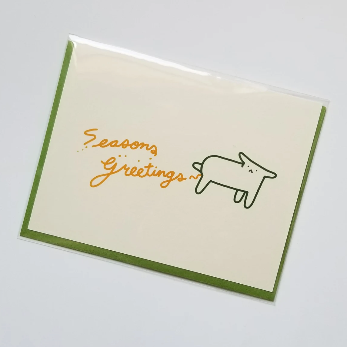 Pee Greeting Card