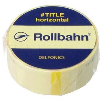 Rollbahn Masking Tape - Horizontal Title