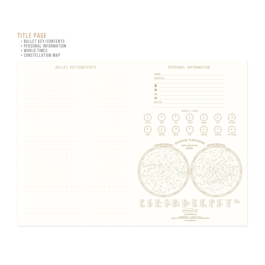 Bright Terracotta Radiant Ray - Bookcloth Cover Notebook