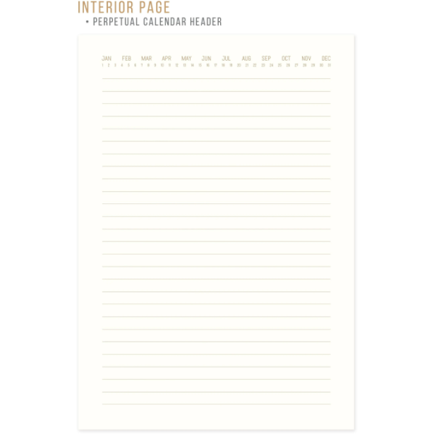 Bright Terracotta Radiant Ray - Bookcloth Cover Notebook