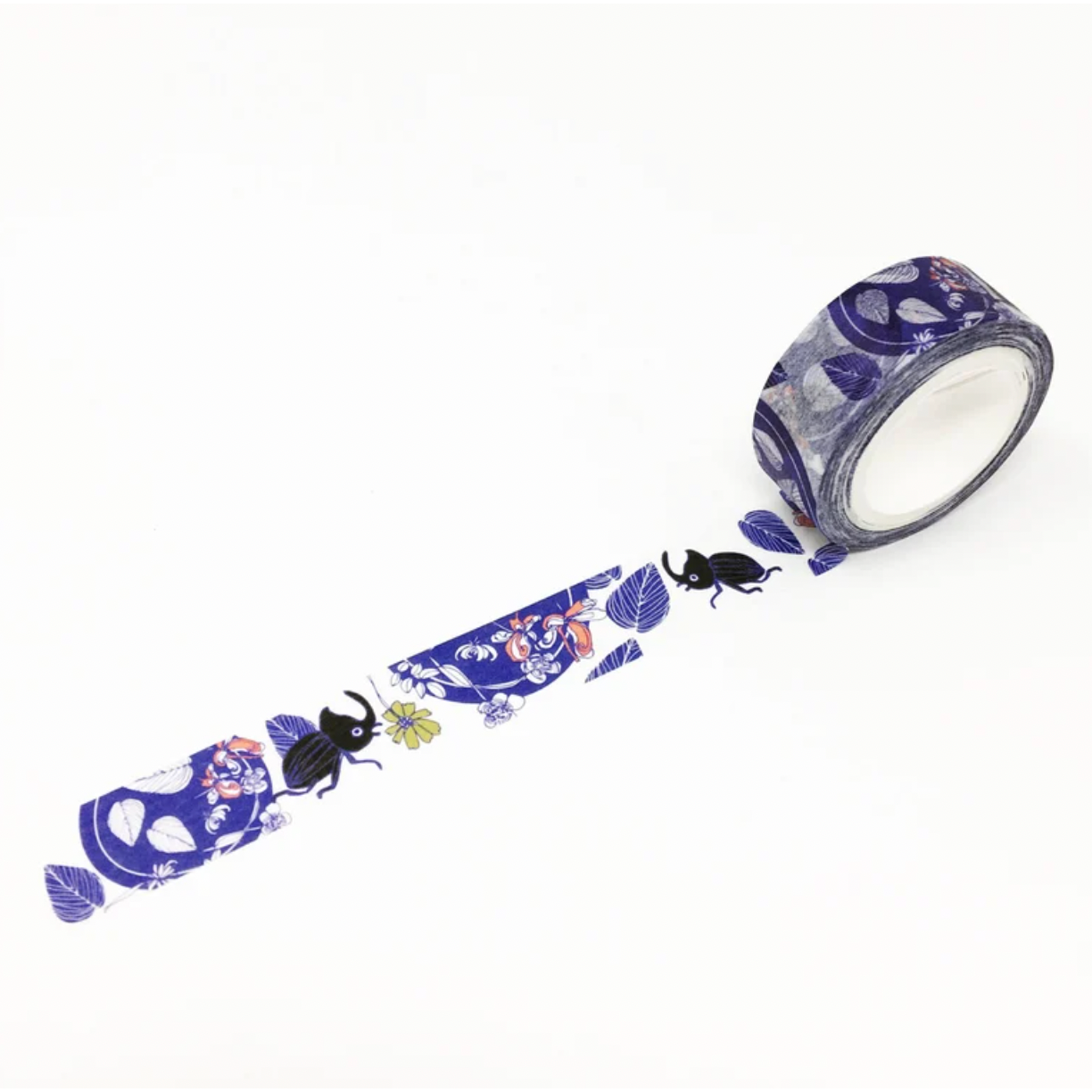 Beetles Garden Floral Washi Tape