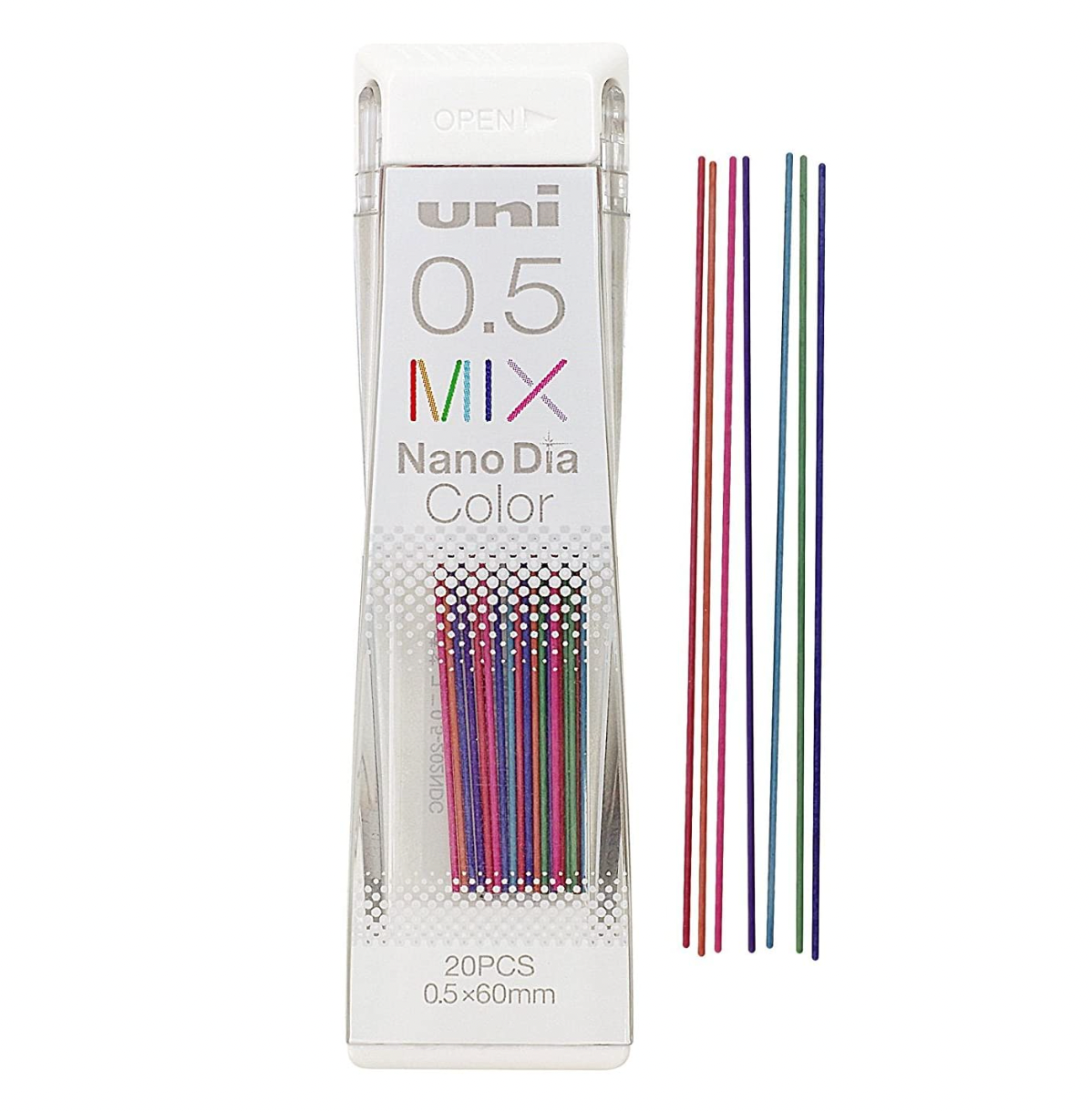 NanoDia Color Erasable Lead - 0.5 mm -7 Color Set