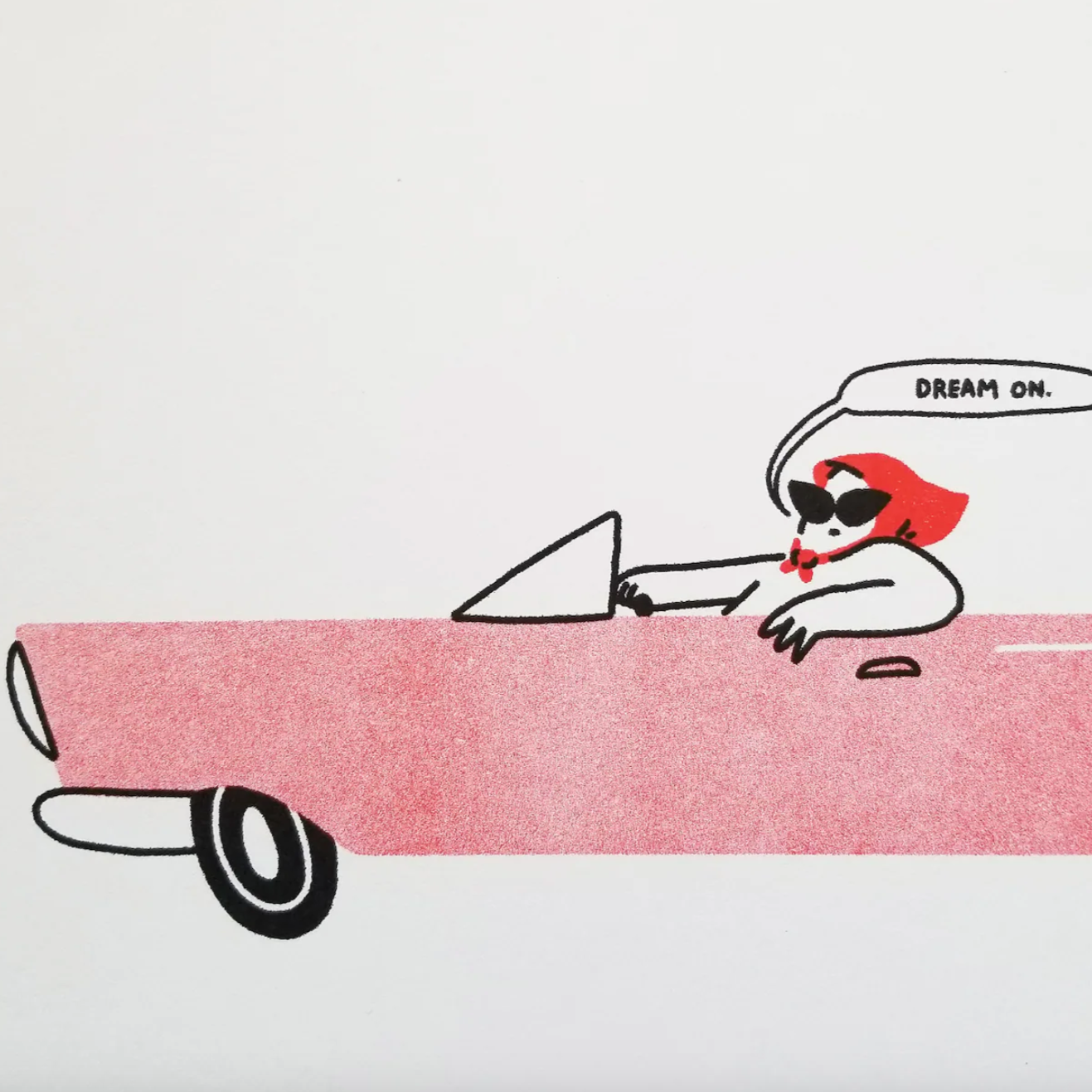 Dream On Riso Print