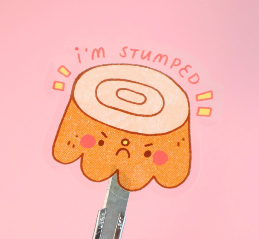 I'm Stumped Sticker