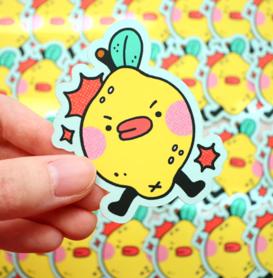 Mad Lemon Sticker