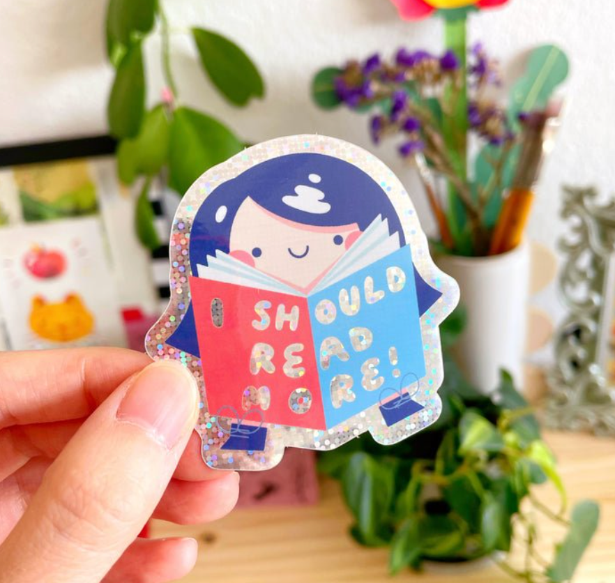 I Should Read More Sticker