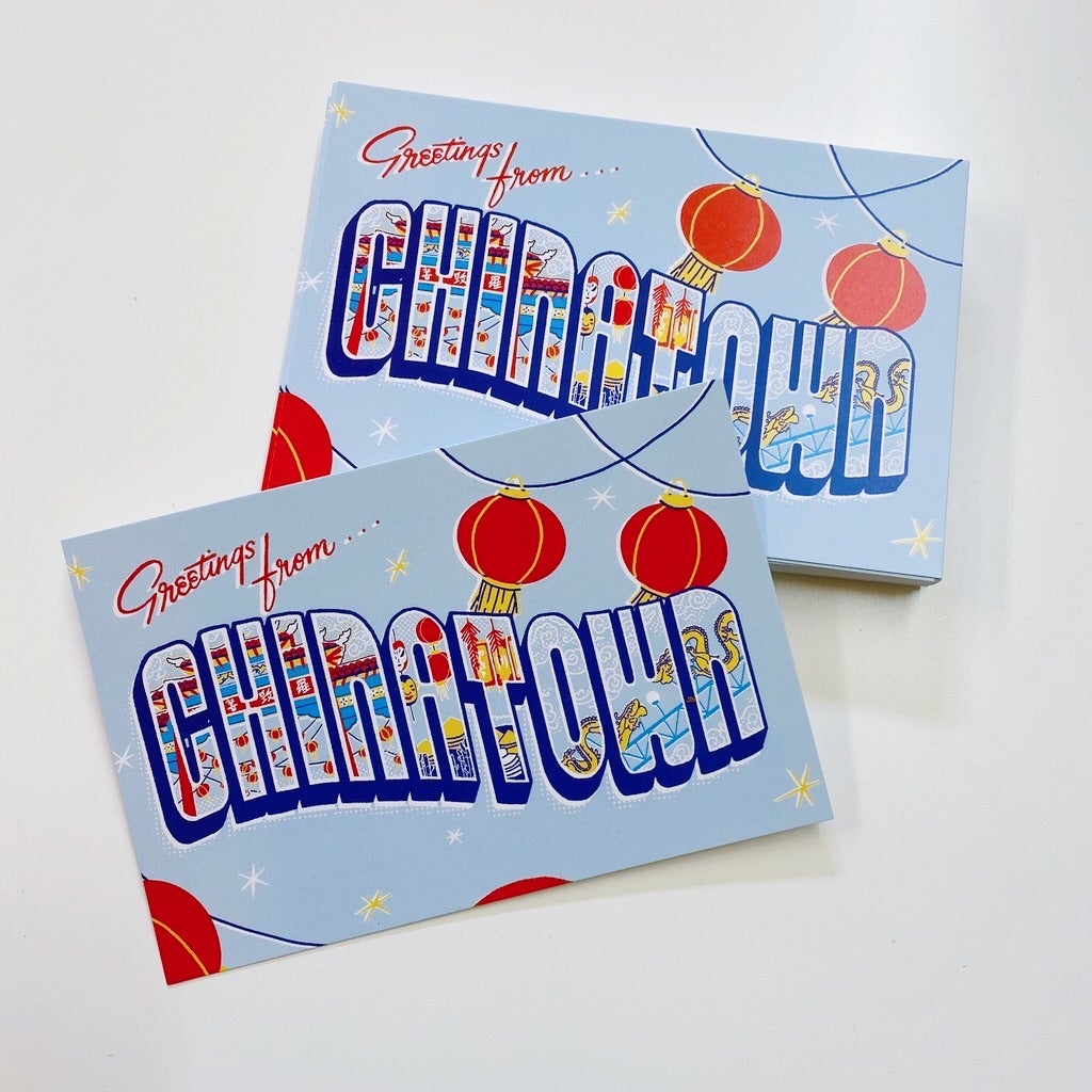 Greetings From Chinatown Postcard · Paper Plant Co