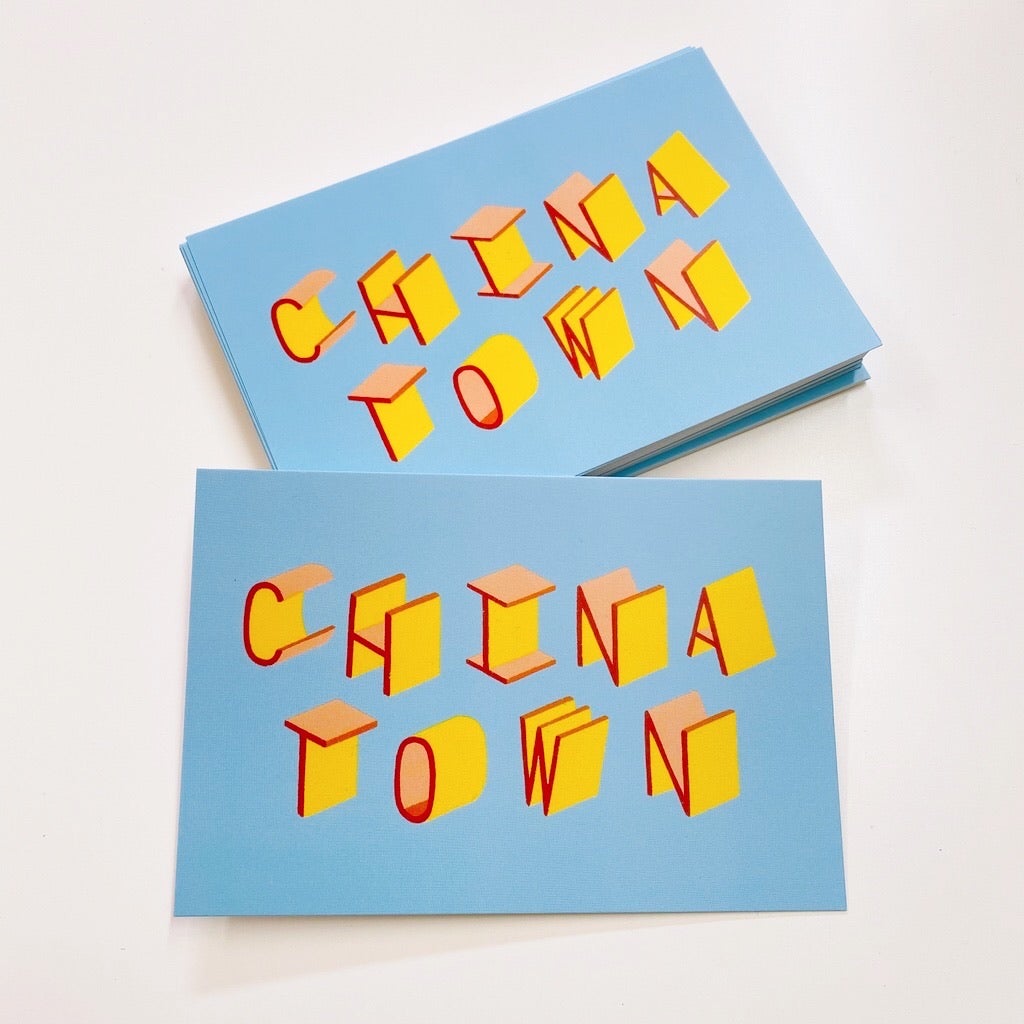 Chinatown Block Postcard / Paper Plant Co. Original – PaperPlantCo