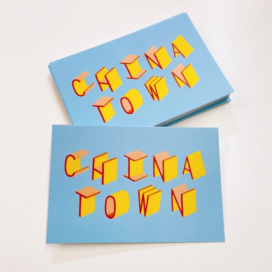 Chinatown Block Postcard / Paper Plant Co. Original