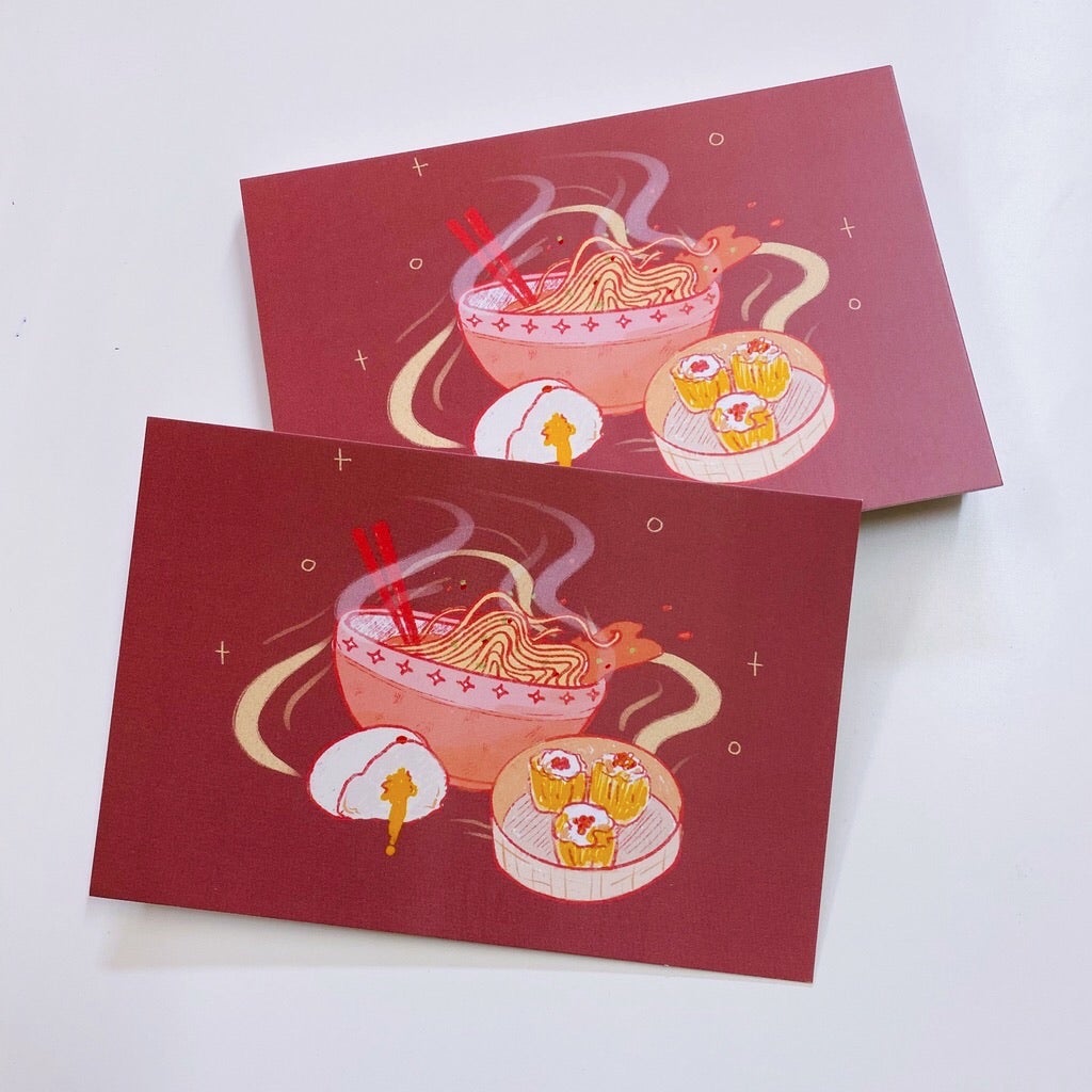 Dim Sum Postcard
