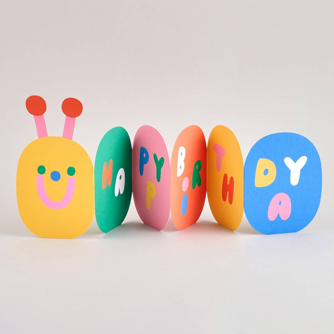 Caterpillar Fold-Out Birthday Card · Wrap