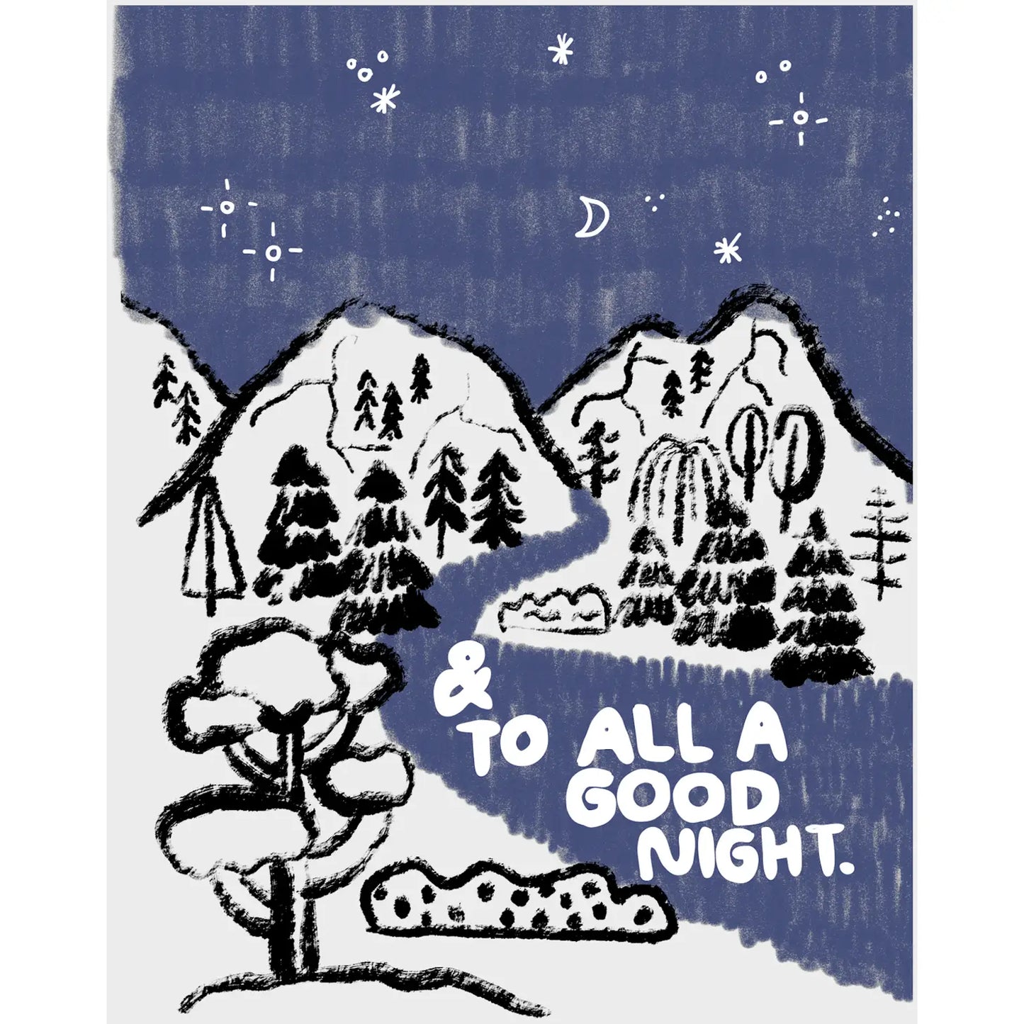 And To All A Good Night Holiday Card · People I've Loved