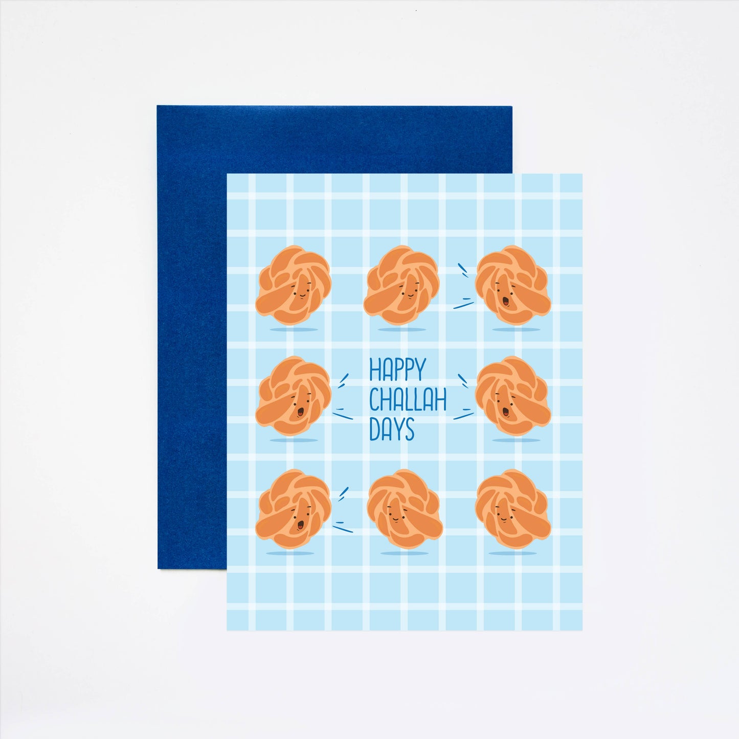 Happy Challah Days Hanukkah Card / Ilootpaperie