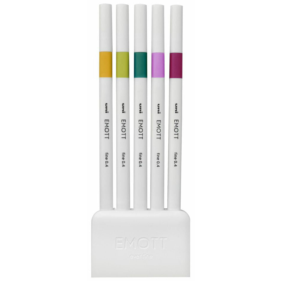 Emott Fineliner Set of 5 - Retro