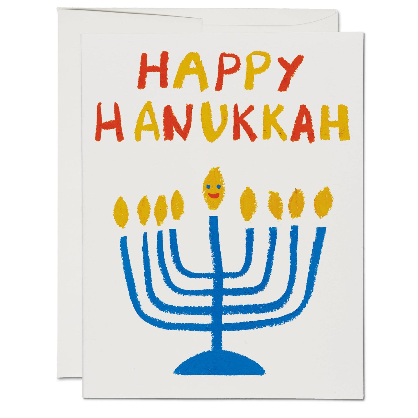 Happy Menorah Holiday Greeting Card · Red Cap Cards