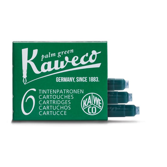Ink Cartridge Refill / 6 pc - Palm Green · Kaweco