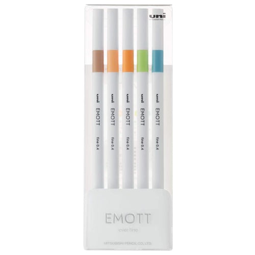 Emott Fineliner Set of 5 - Nature