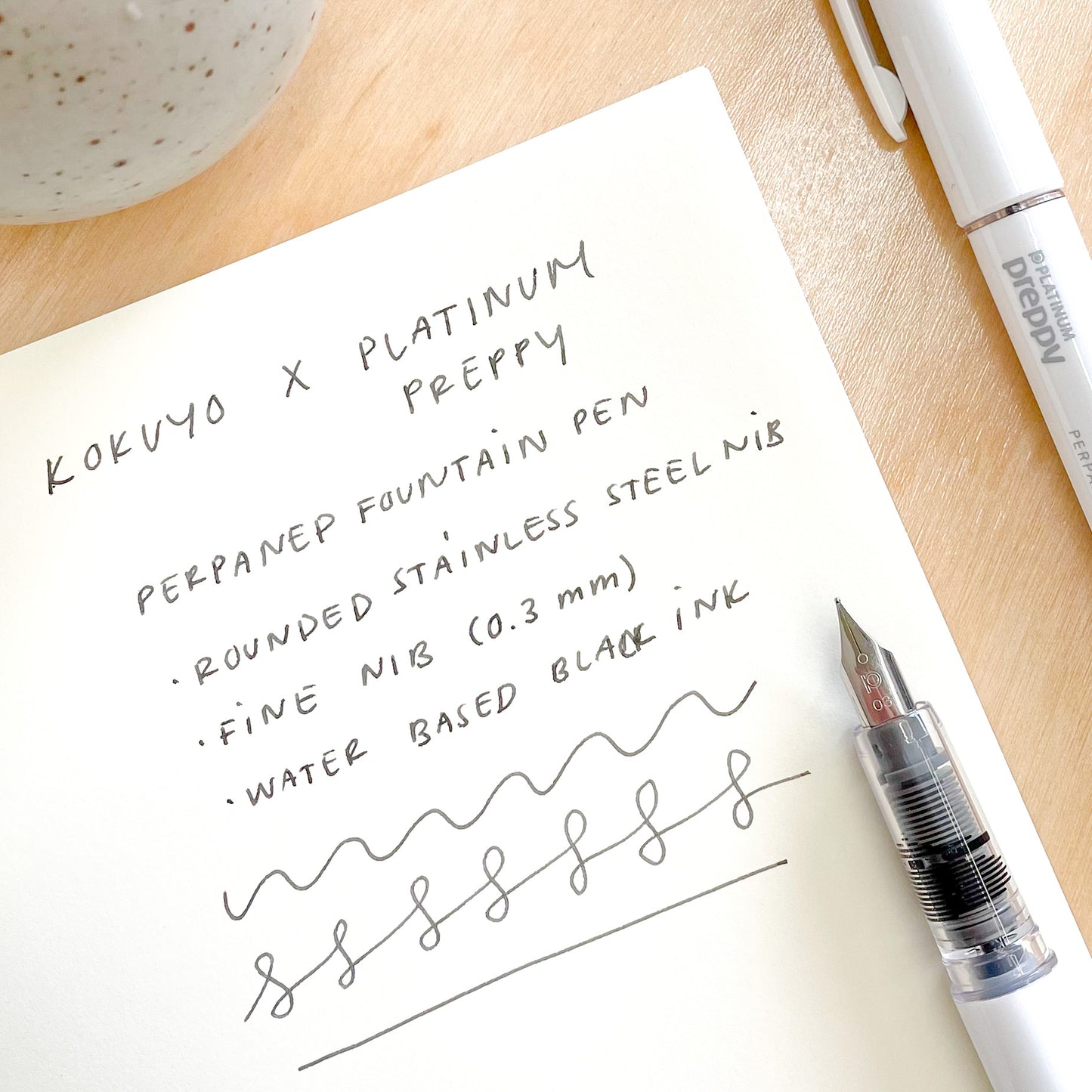 Kokuyo x Platinum Preppy Perpanep Fountain Pen