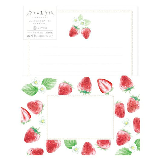 Fresh Strawberries / Wa-life Spring Letter Set · Furukawashiko
