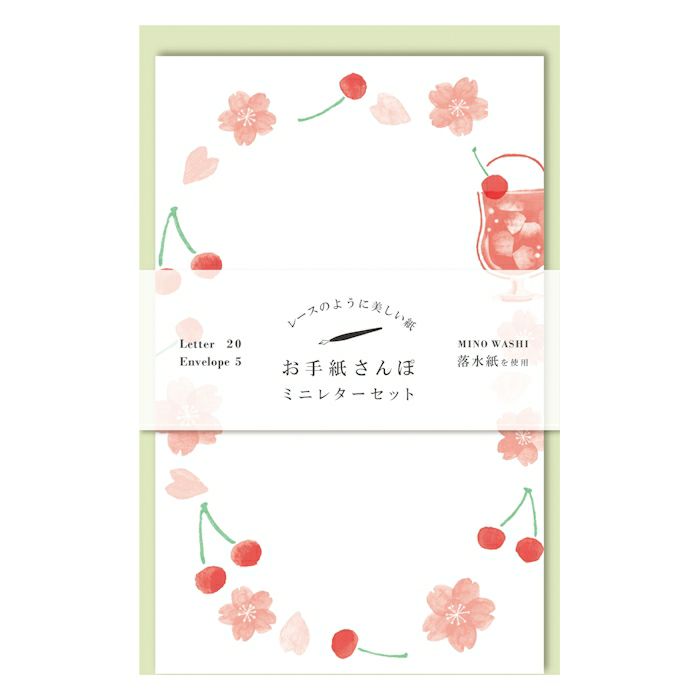 Sakura Cream Soda / Wa-life Spring Mini Letter Set · Furukawashiko