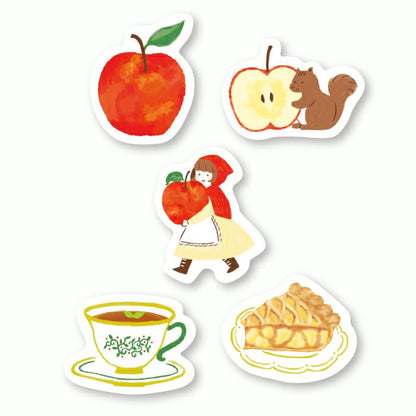 Apple Shop Flake Stickers · Furukawashiko