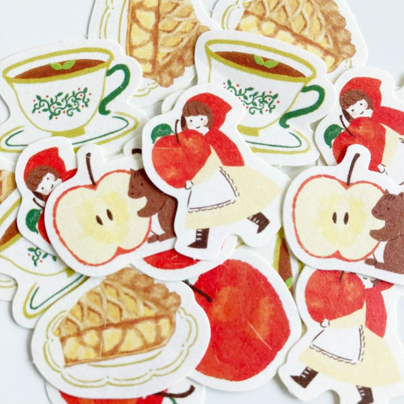 Apple Shop Flake Stickers · Furukawashiko